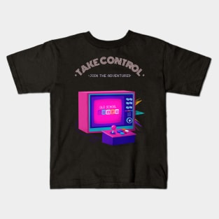 Take Control, Join The Adventure Kids T-Shirt